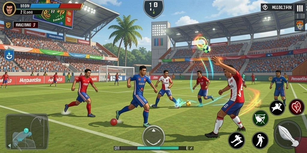 Fitur multiplayer untuk bersaing dengan teman.