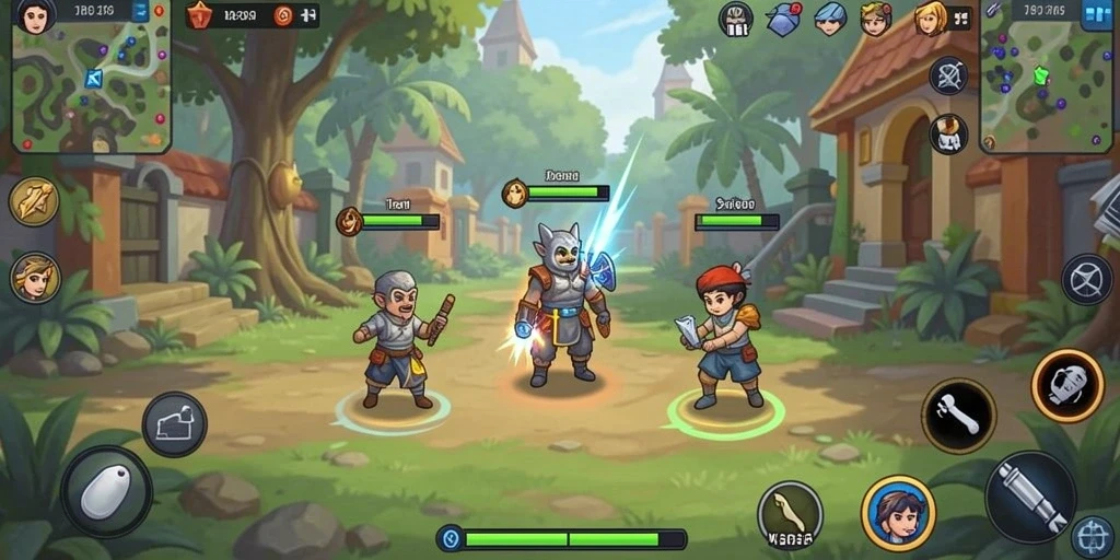 Menunjukkan mode multiplayer yang seru.