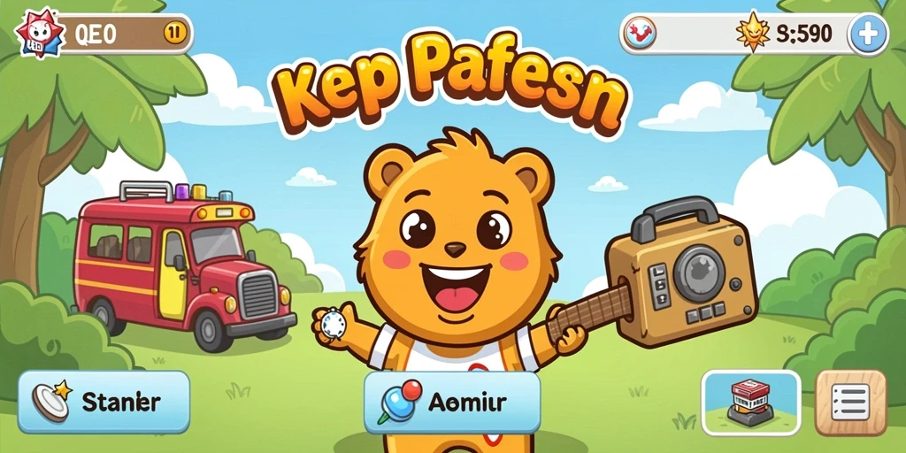 Gameplay yang seru dan menantang setiap level.