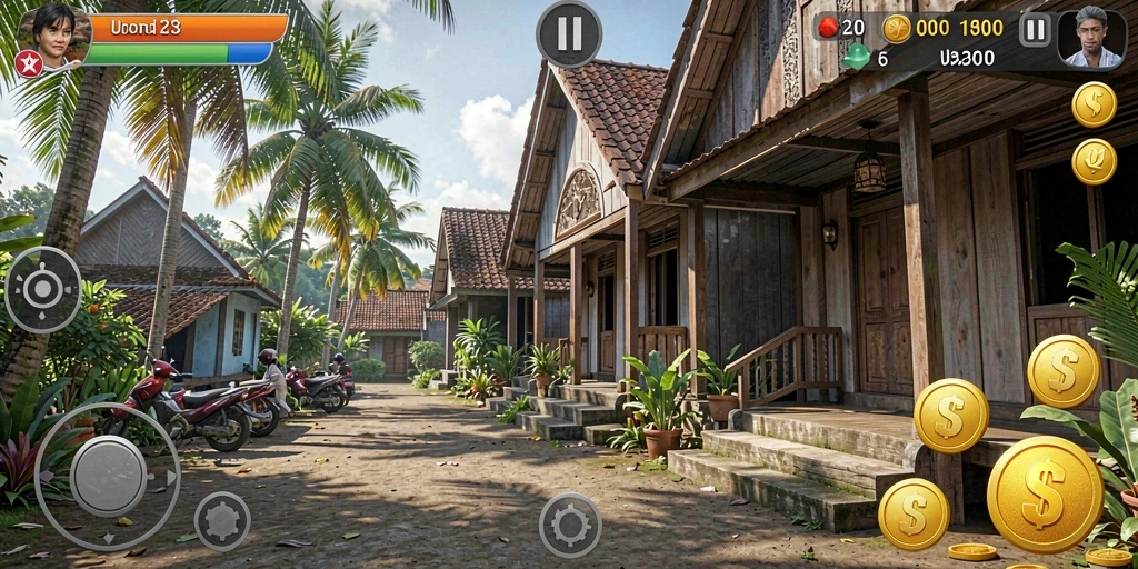 Tangkapan layar menunjukkan mode multiplayer yang seru.
