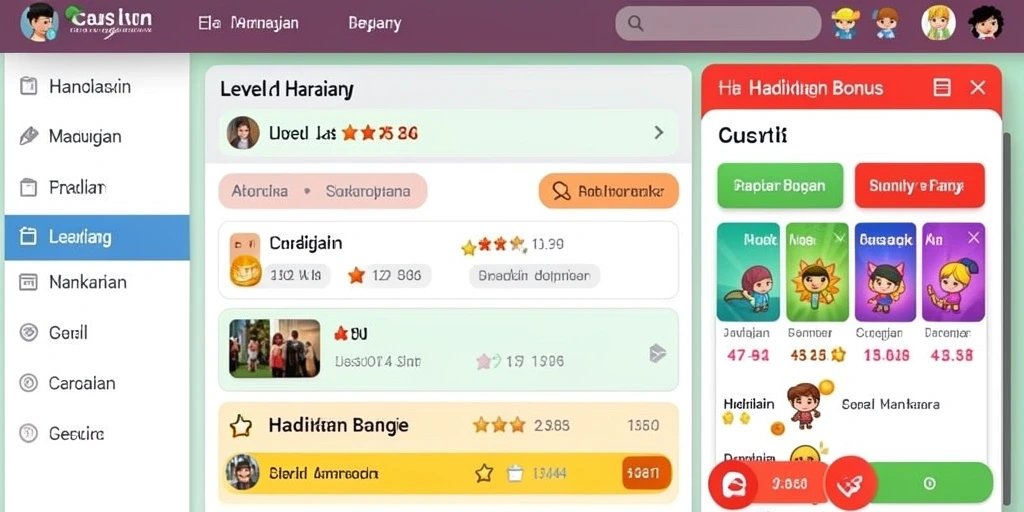 Hadiah menarik yang bisa didapatkan setiap hari.